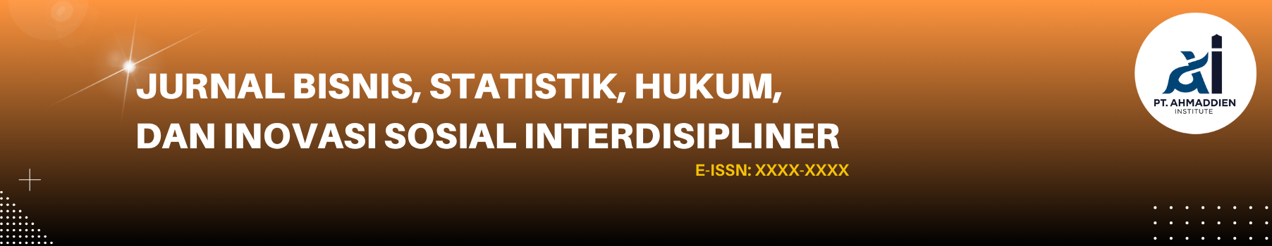 Jurnal Bisnis, Statistik, Hukum, dan Inovasi Sosial Interdisipliner