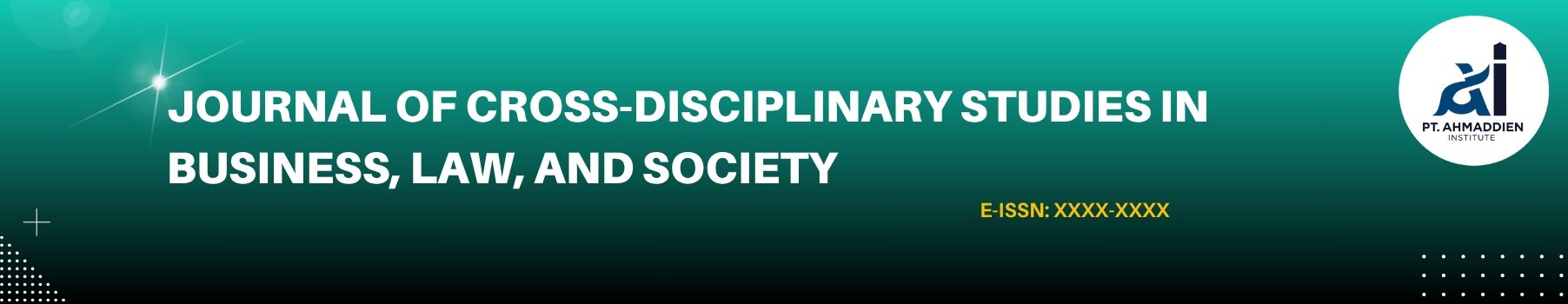 Journal of Cross-Disciplinary Studies in Business, Law, and Society